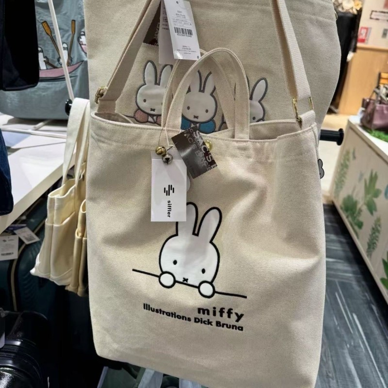 Luxury Bags Japan - ミッフィーかわいいアニメ漫画ハンドバッグ刺繍大容量かわいいキャンバスバッグショルダーバッグファッショントレンド高級感