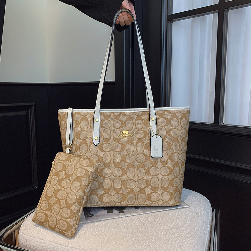 Luxury Bags For Women - レディースバッグ 2026年新作 高品質プリントトートバッグ、軽量高級ヴィンテージショルダーバッグ、ファッショナブルでエレガントなハンドバッグ