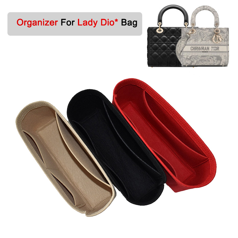 Luxury Bags Dior - レディースディオ R バッグオーガナイザー財布整理キットインサートポーチ高級レディースバッグミニ小中大インナーライナーシェイパーに適合