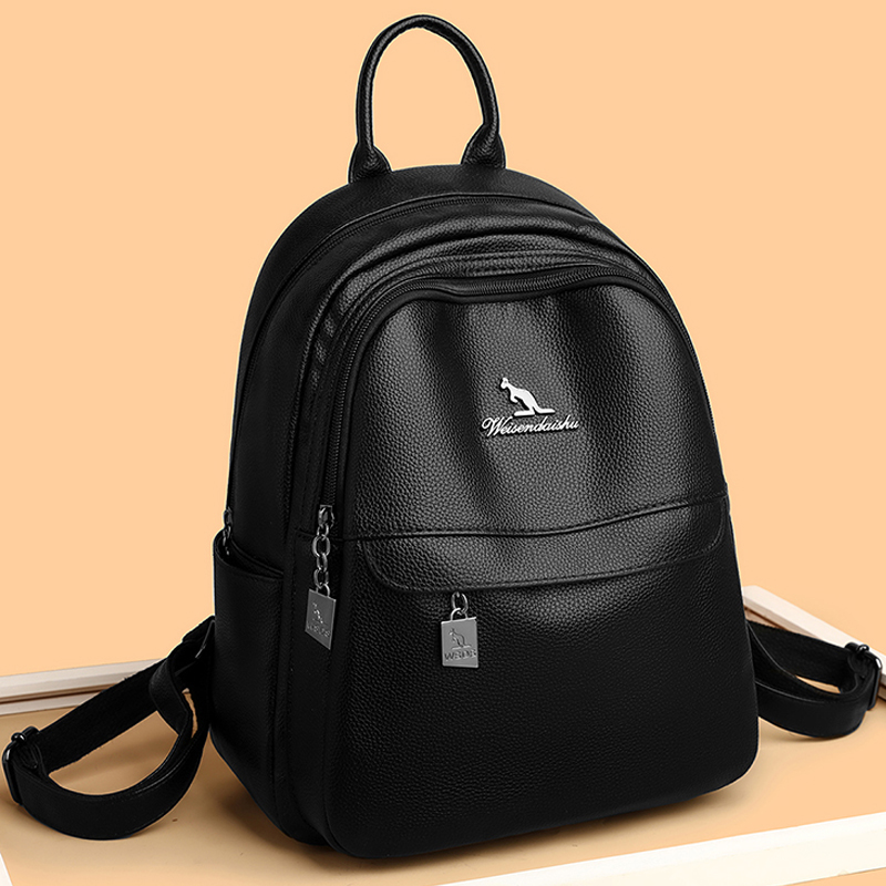 Luxury Bags Quality - 2024 新しい女性のショルダーバッグ高品質レザーバックパック高級デザイナーブランドのバックパック大容量ガールトラベルブックバッグ