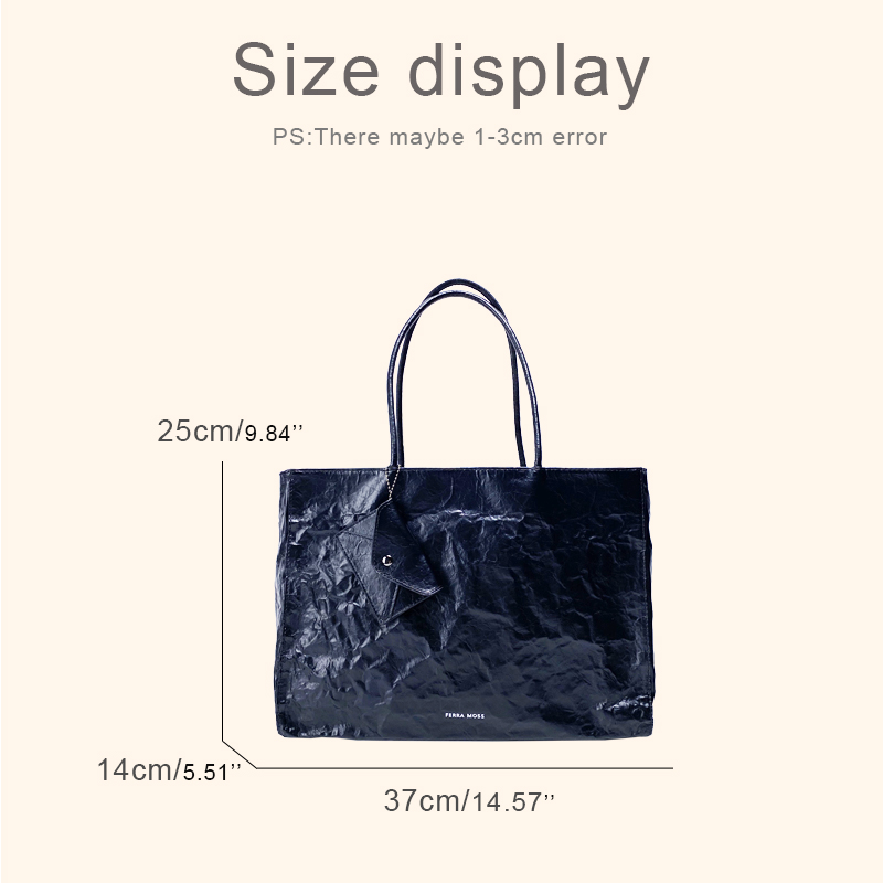 韓国カジュアルクラフト紙トートバッグ女性の高級デザイナーハン - Luxury Bags Trend 2025 のレビューと価格