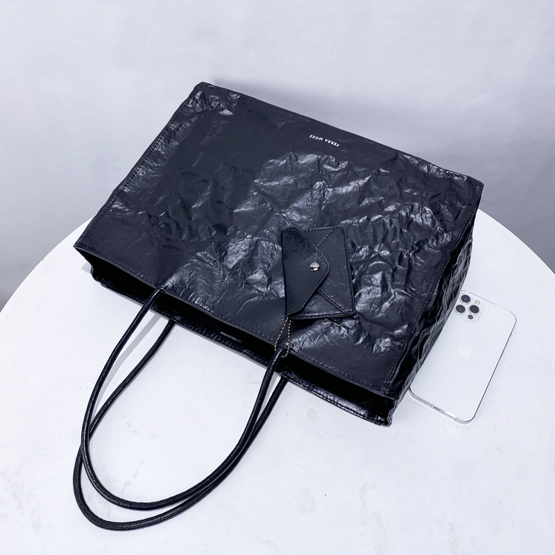 韓国カジュアルクラフト紙トートバッグ女性の高級デザイナーハン - Luxury Bags Trend 2025 のレビューと価格