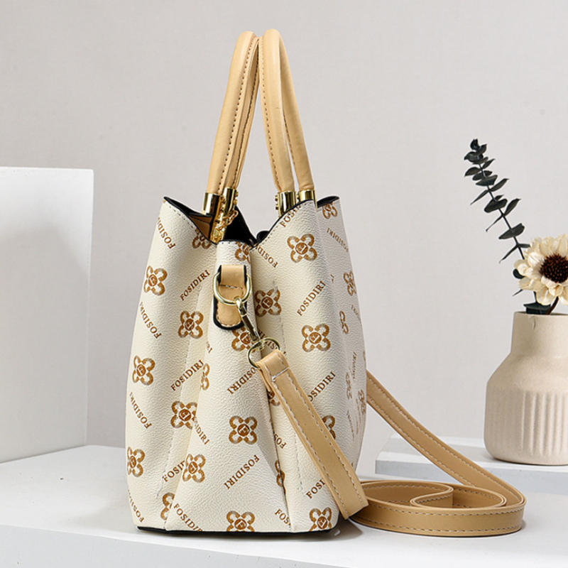 ライトラグジュアリー高級プリントハンドバッグ（女性用）、3ピ - Luxury Bags For Women のレビューと価格