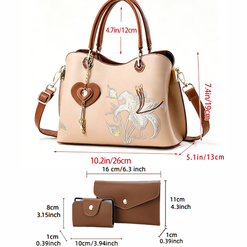 中国風刺繍ハンドバッグ（女性用）、軽量高級多用途刺繍ショルダ - Luxury Bags For Women のレビューと価格