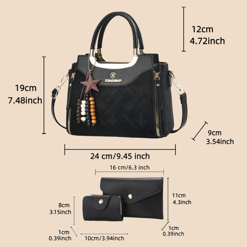 スタイリッシュな女性用ハンドバッグ、無地、高級感、大容量、カ - Luxury Bags For Women のレビューと価格