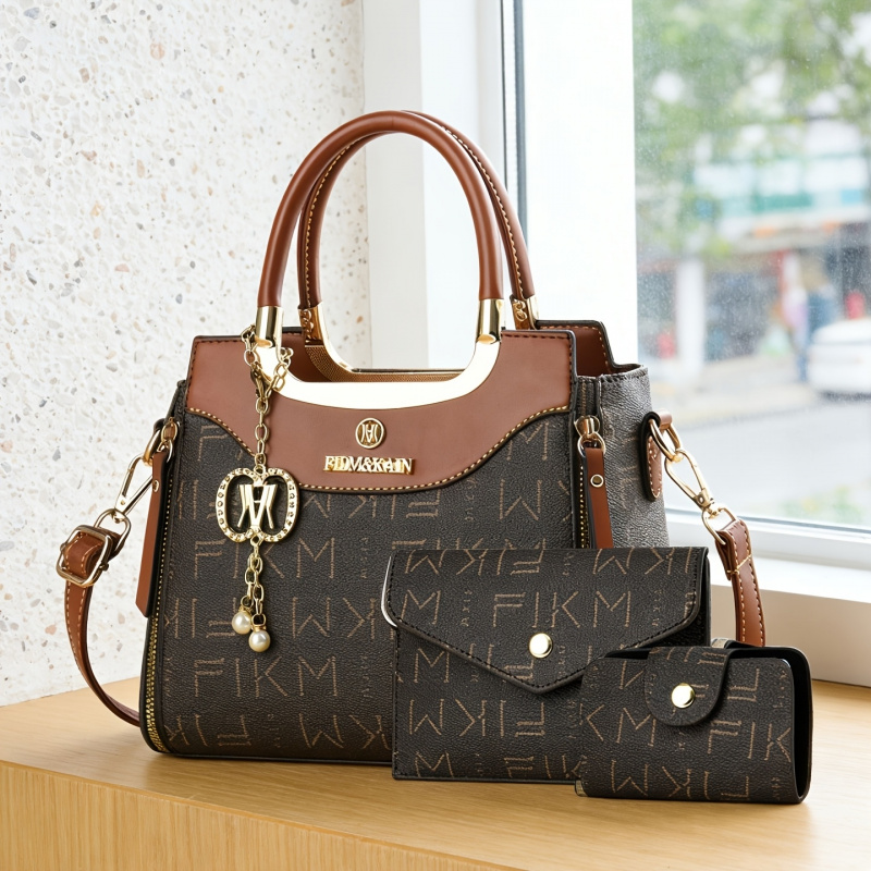 3点セットの高級感のあるプリントレターバッグ、プレミアムでお - Luxury Bags For Women のレビューと価格