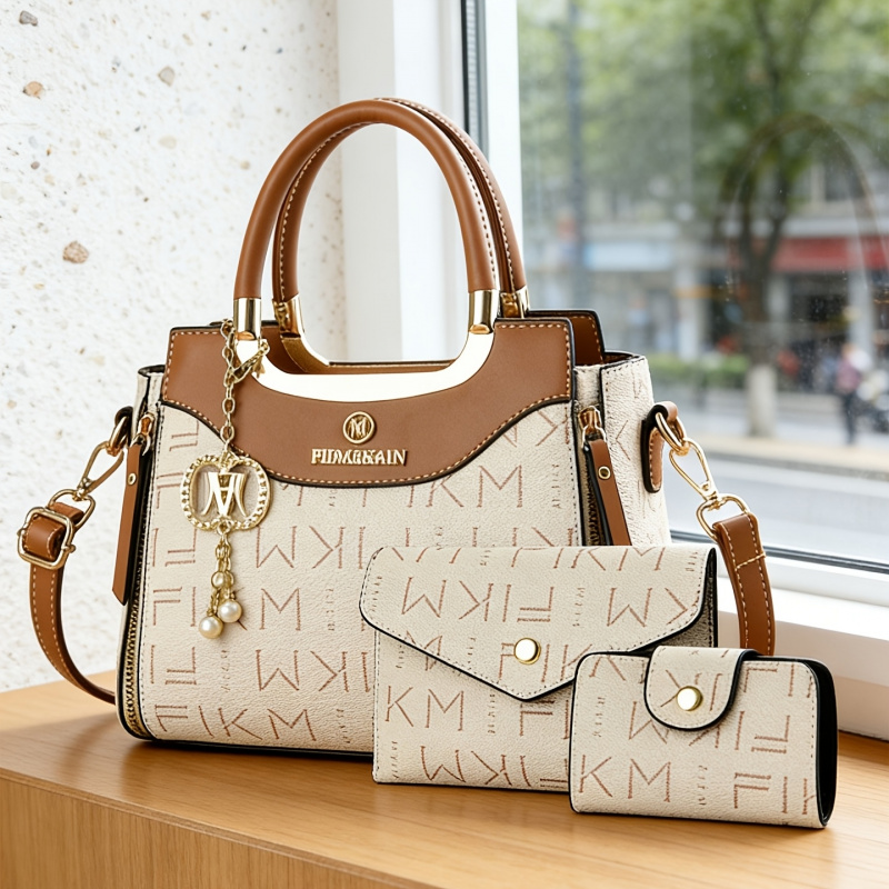 3点セットの高級感のあるプリントレターバッグ、プレミアムでお - Luxury Bags For Women のレビューと価格
