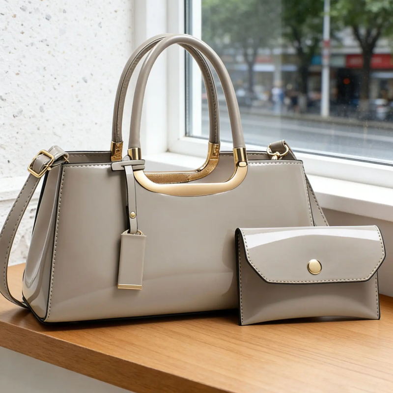 レディースハンドバッグセット、軽量高級PU素材クロスボディシ - Luxury Bags For Women のレビューと価格