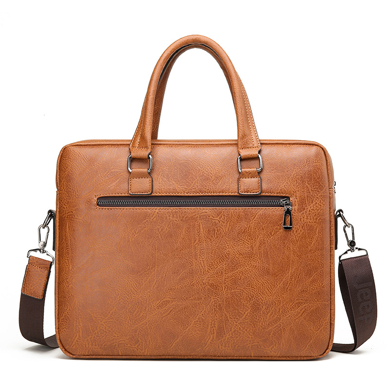 男性用PUレザービジネスブリーフケース,ショルダーバッグ,ラ - Luxury Bags Quality のレビューと価格
