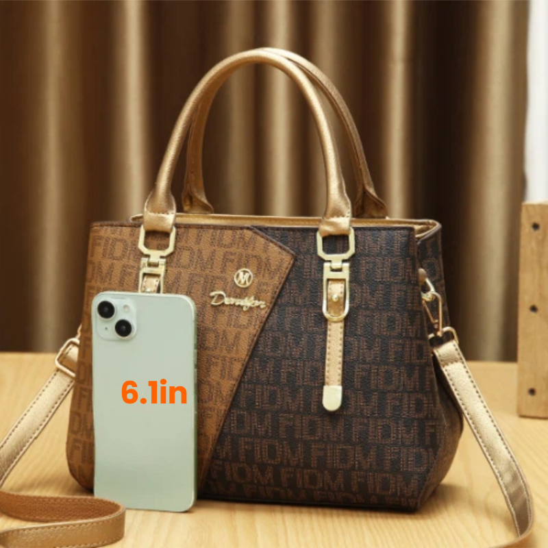 3点セットの女性用バッグ、高級プレミアムレザーのプリント入り - Luxury Bags For Women のレビューと価格