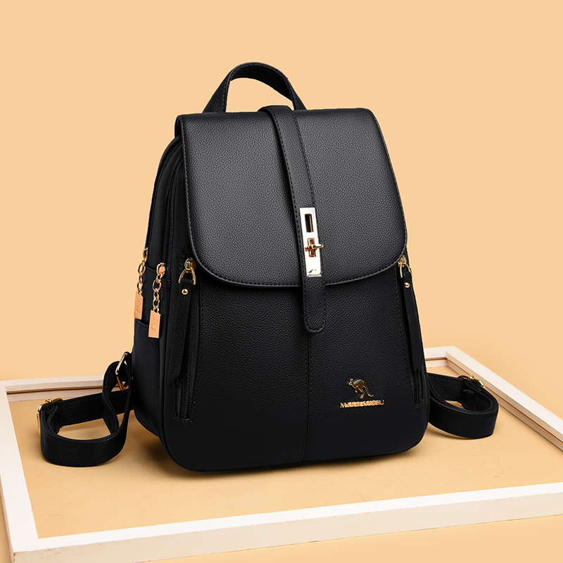 女の子のための高級レザーバックパック,カジュアルなデイパック - Luxury Bags Quality のレビューと価格