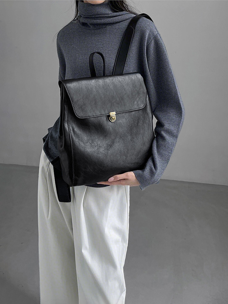 高級ブランド本革バックパック女性用高品質トップレイヤー牛革大 - Luxury Bags Brands For Women のレビューと価格