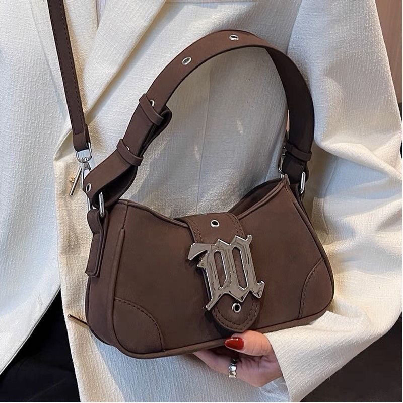 2026年女性向け新作ヴィンテージスエードショルダーバッグ、 - Luxury Bags Girls のレビューと価格