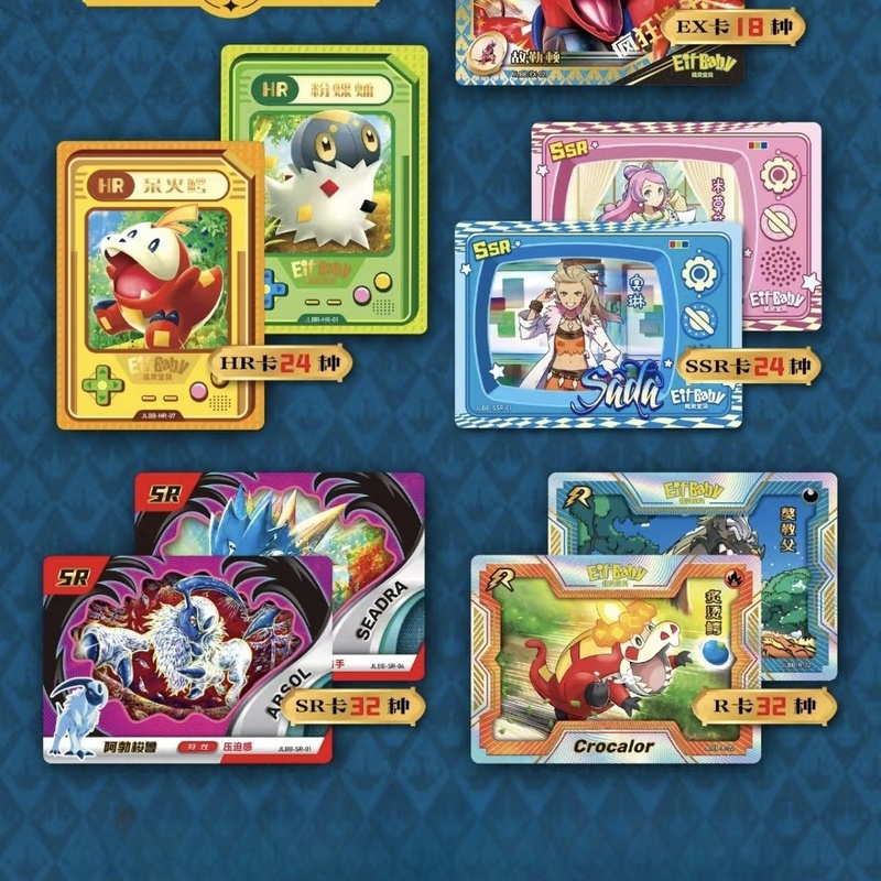 新しい30枚入りポケモンアニメゲームエルフカード高級ペットカ - Luxury Bags Japan のレビューと価格