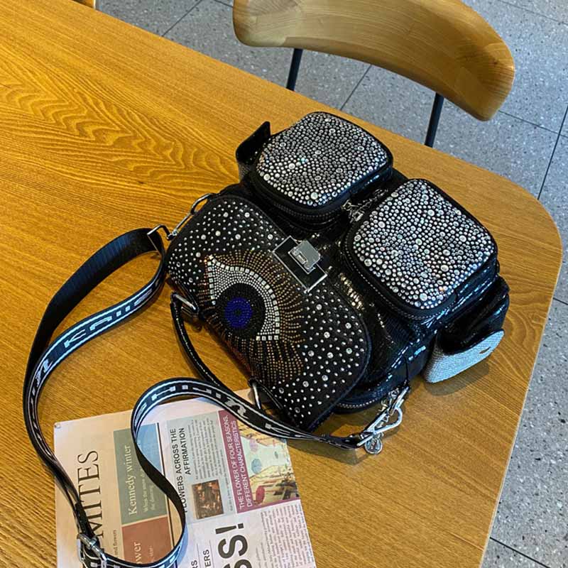 女性用バックパック,大容量ショルダーバッグ,合成皮革,ダイヤ - Luxury Bags Brands For Women のレビューと価格