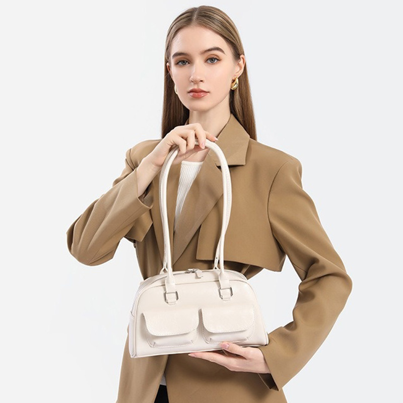 レディースカジュアル多用途ソリッドショルダーバッグ女性韓国複 - Luxury Bags Girls のレビューと価格
